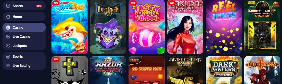 Explorează sloturi casino disponibile.